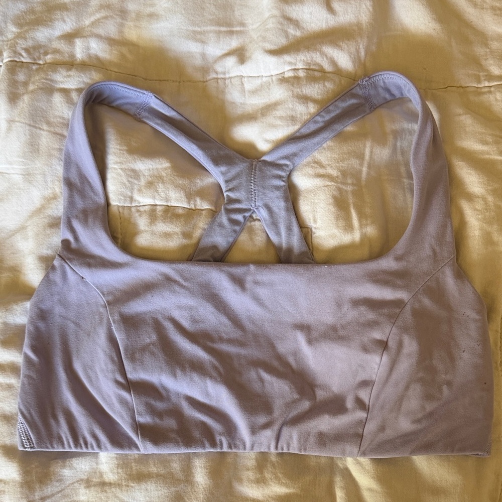 Lululemon Athletica Lavender Racerback Sports Bra
